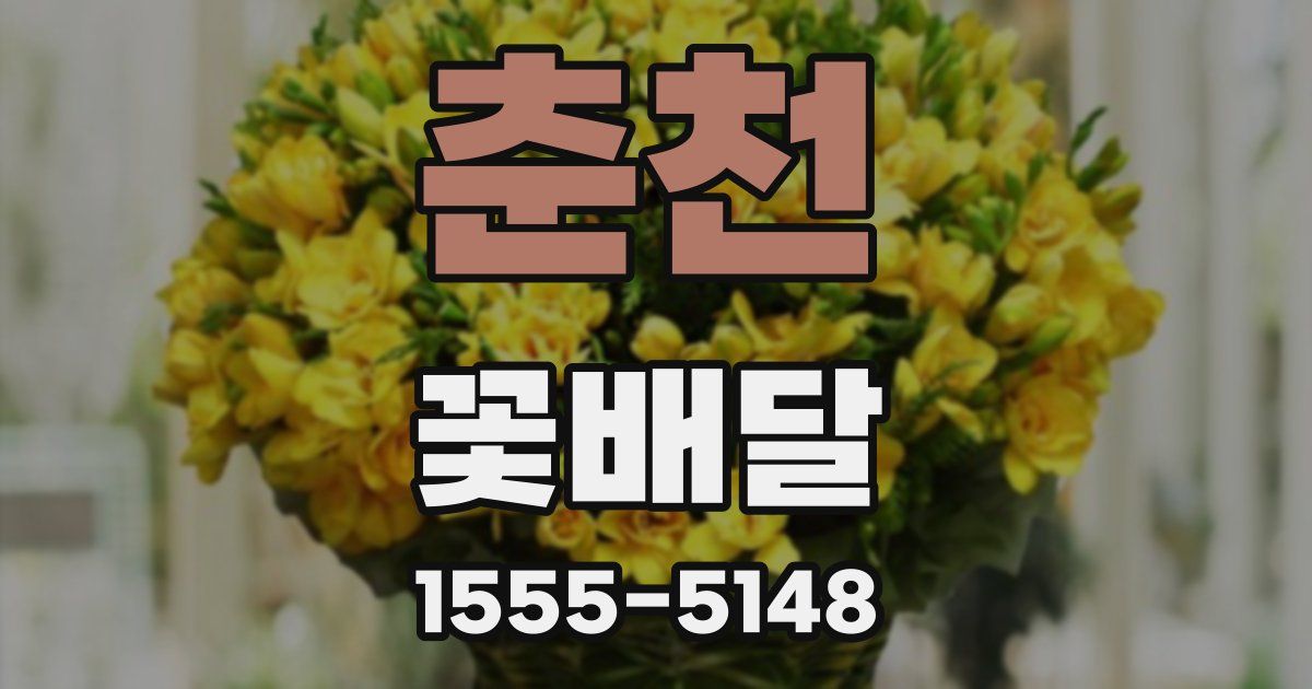 춘천 꽃배달