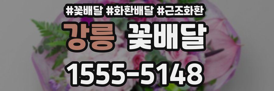 강릉 꽃배달
