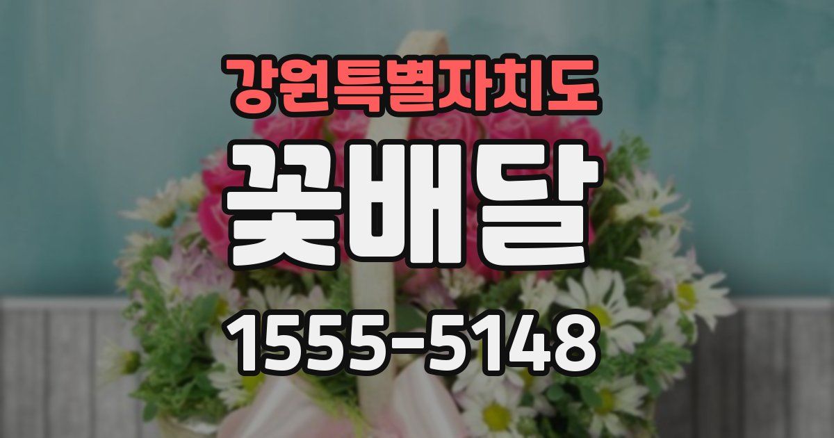 강원특별자치도 꽃배달