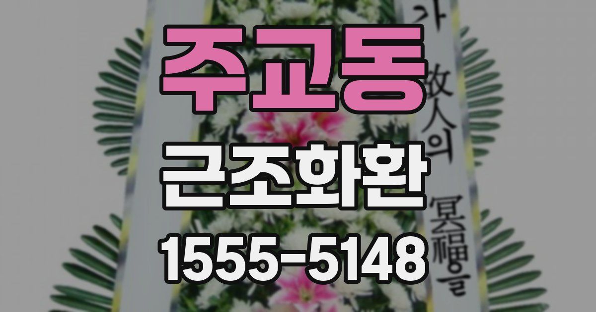 주교동 근조화환