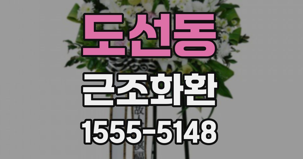 도선동 근조화환