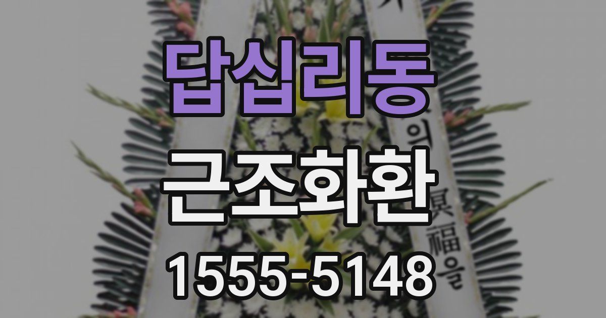 답십리동 근조화환
