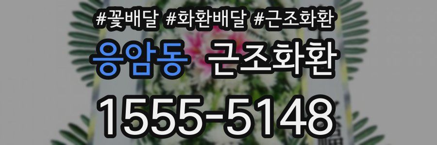 응암동 근조화환