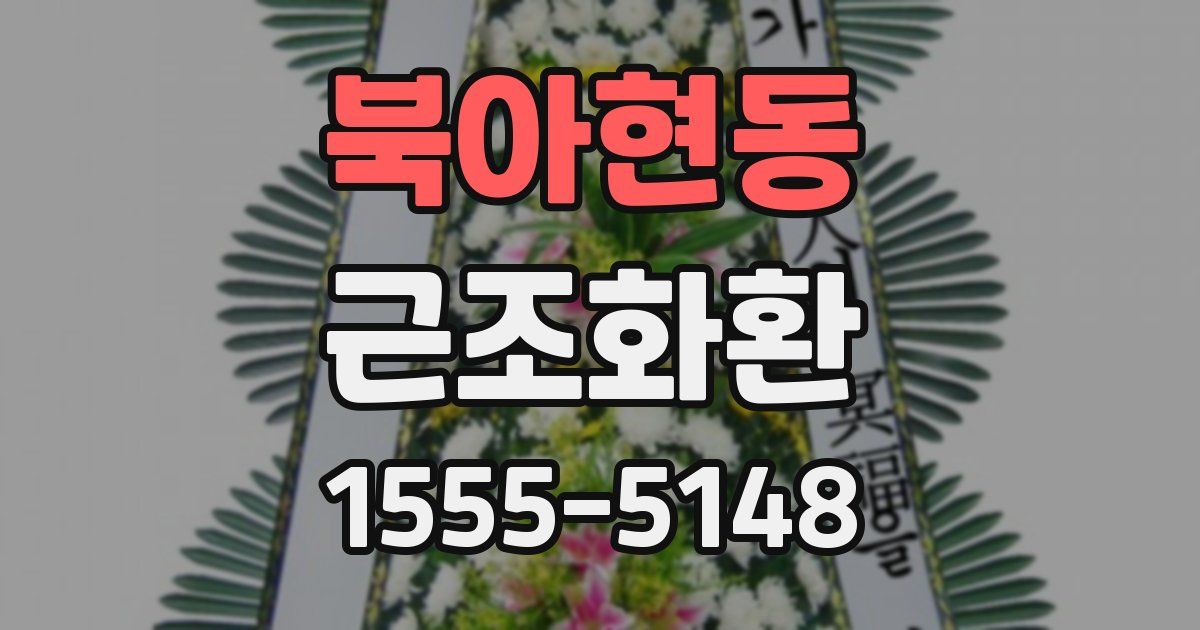북아현동 근조화환