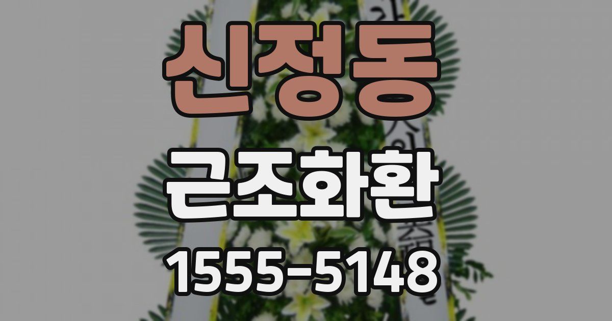 신정동 근조화환