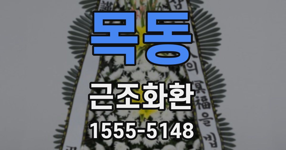 목동 근조화환