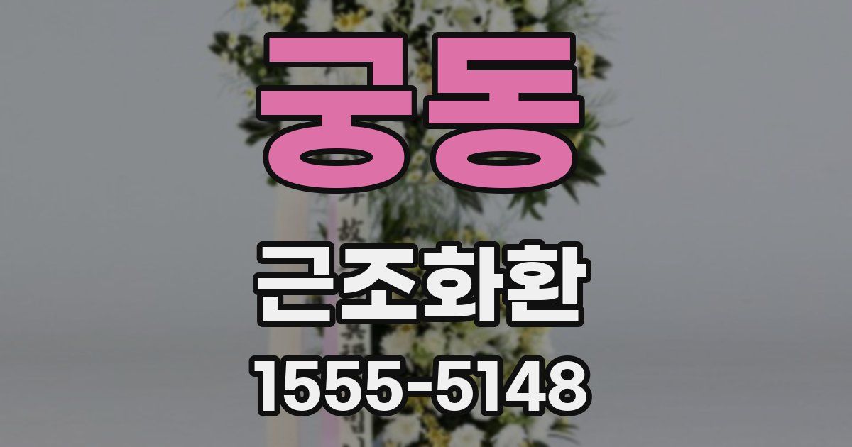 궁동 근조화환