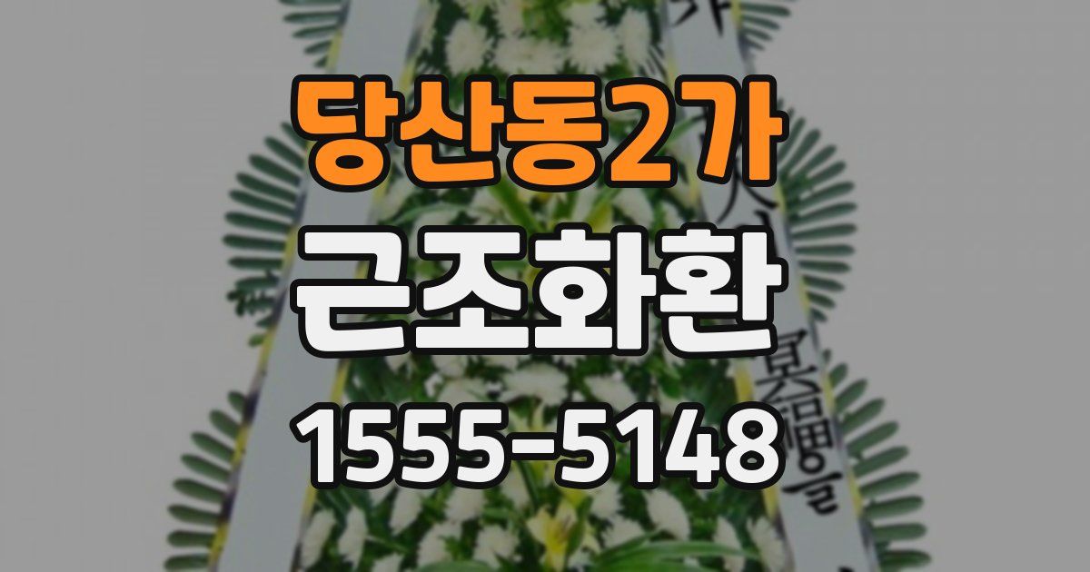 당산동2가 근조화환