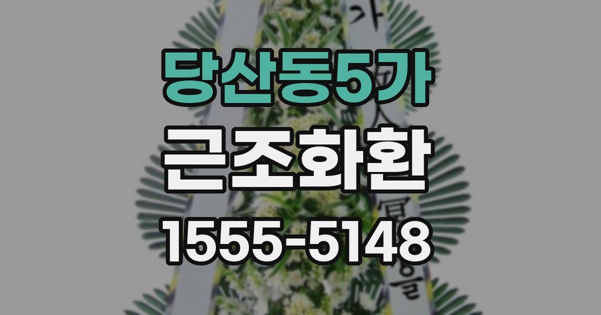 당산동5가 근조화환