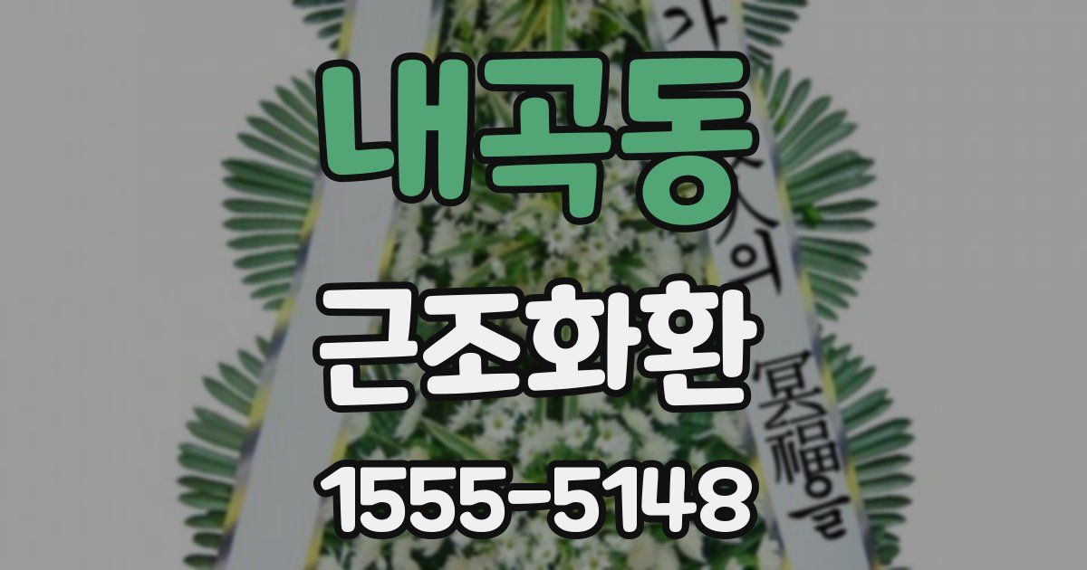 내곡동 근조화환