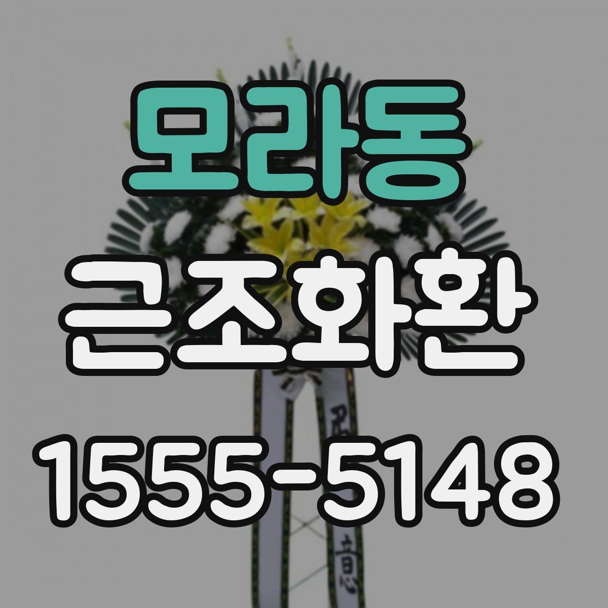 모라동 근조화환