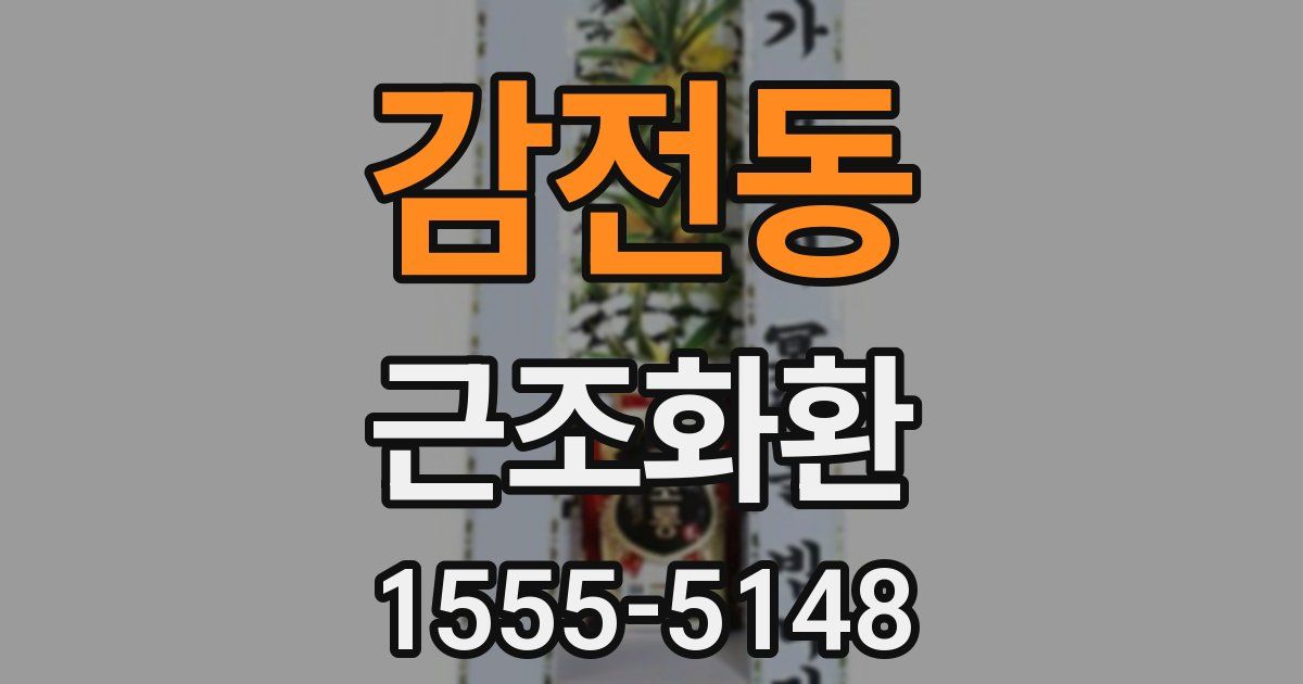 감전동 근조화환
