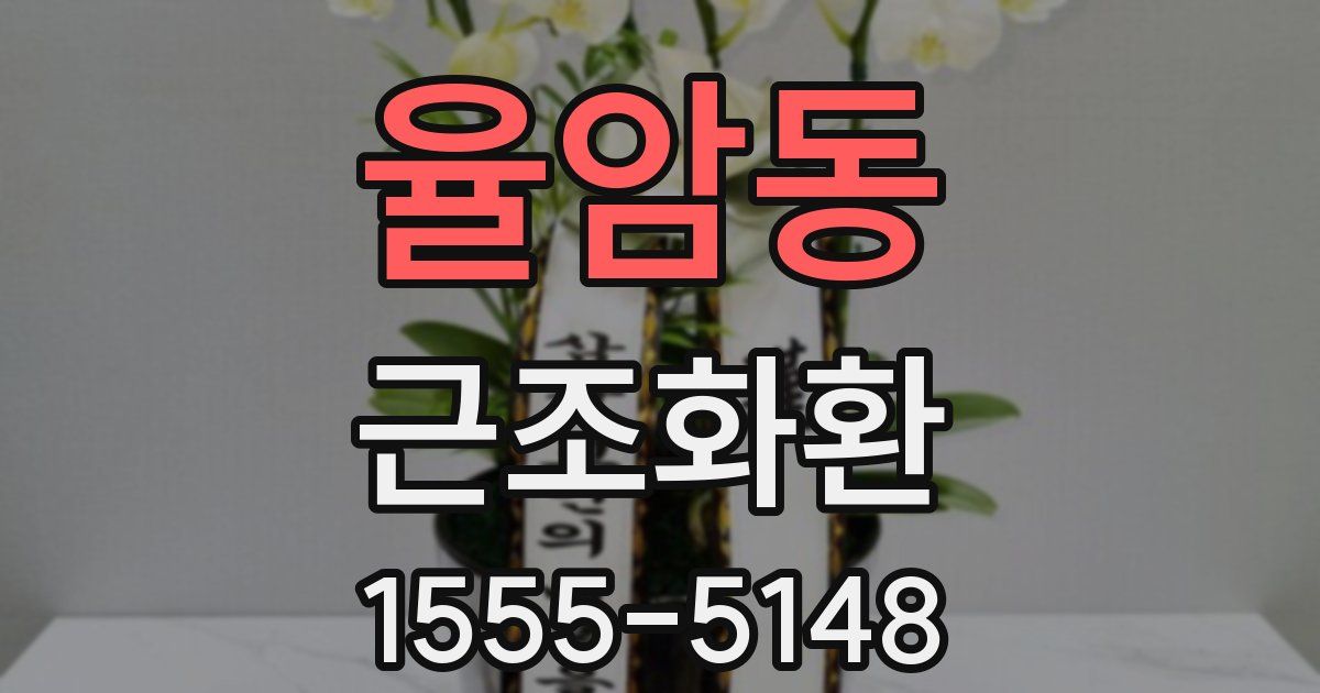 율암동 근조화환