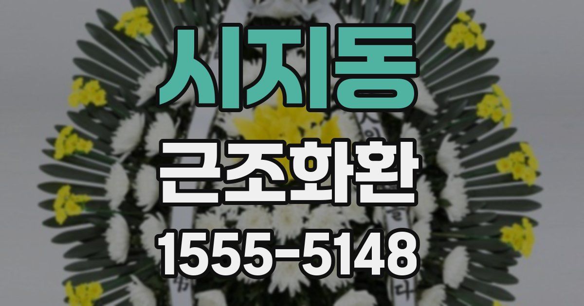 시지동 근조화환