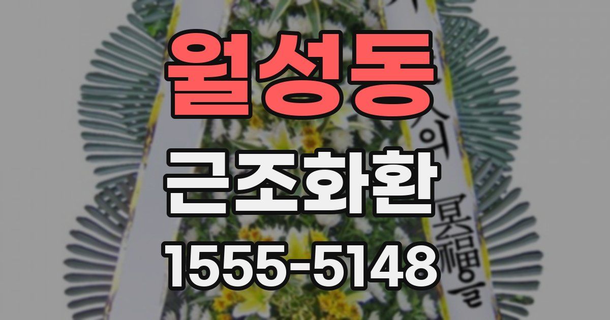 월성동 근조화환