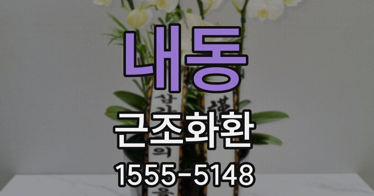 내동 근조화환
