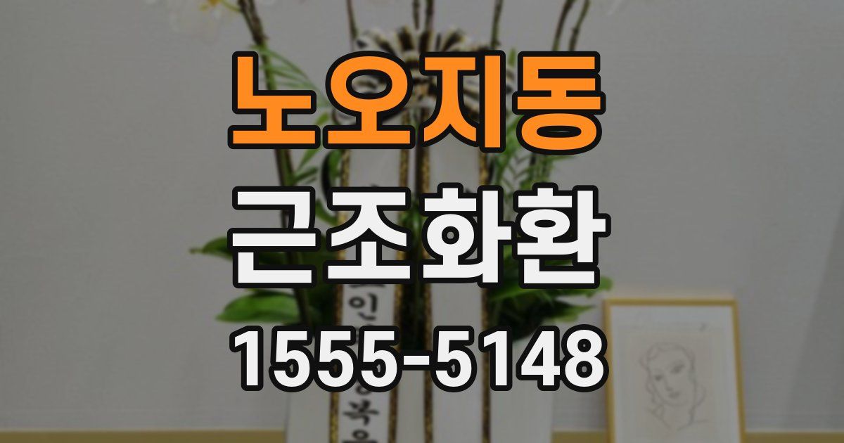 노오지동 근조화환