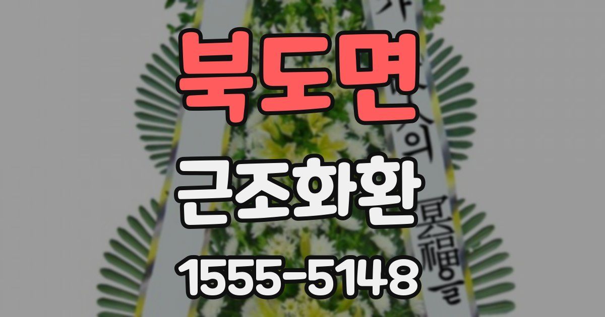 북도면 근조화환
