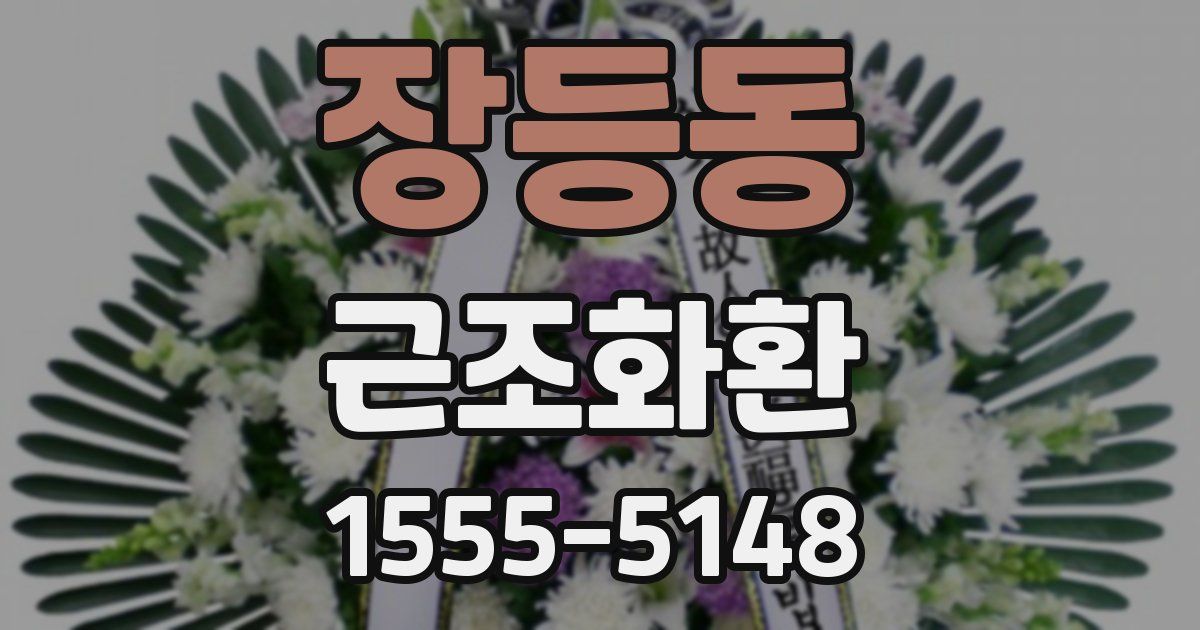 장등동 근조화환