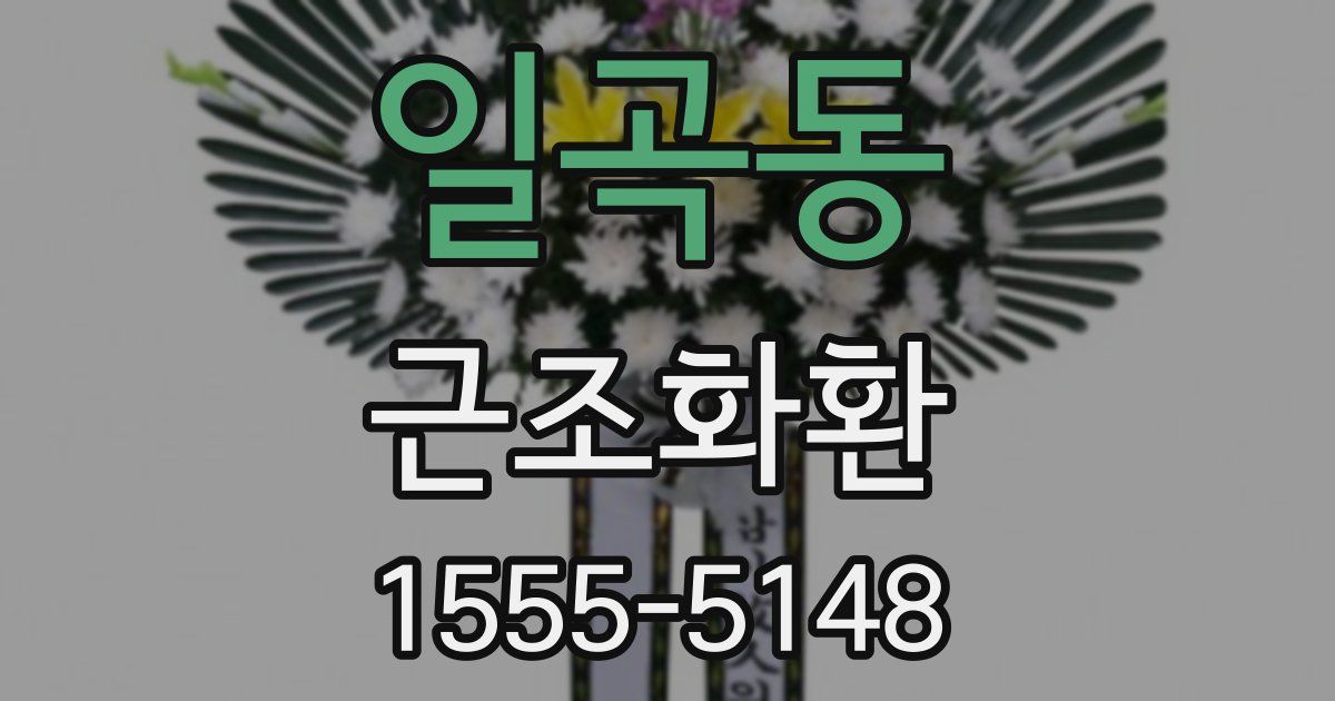 일곡동 근조화환