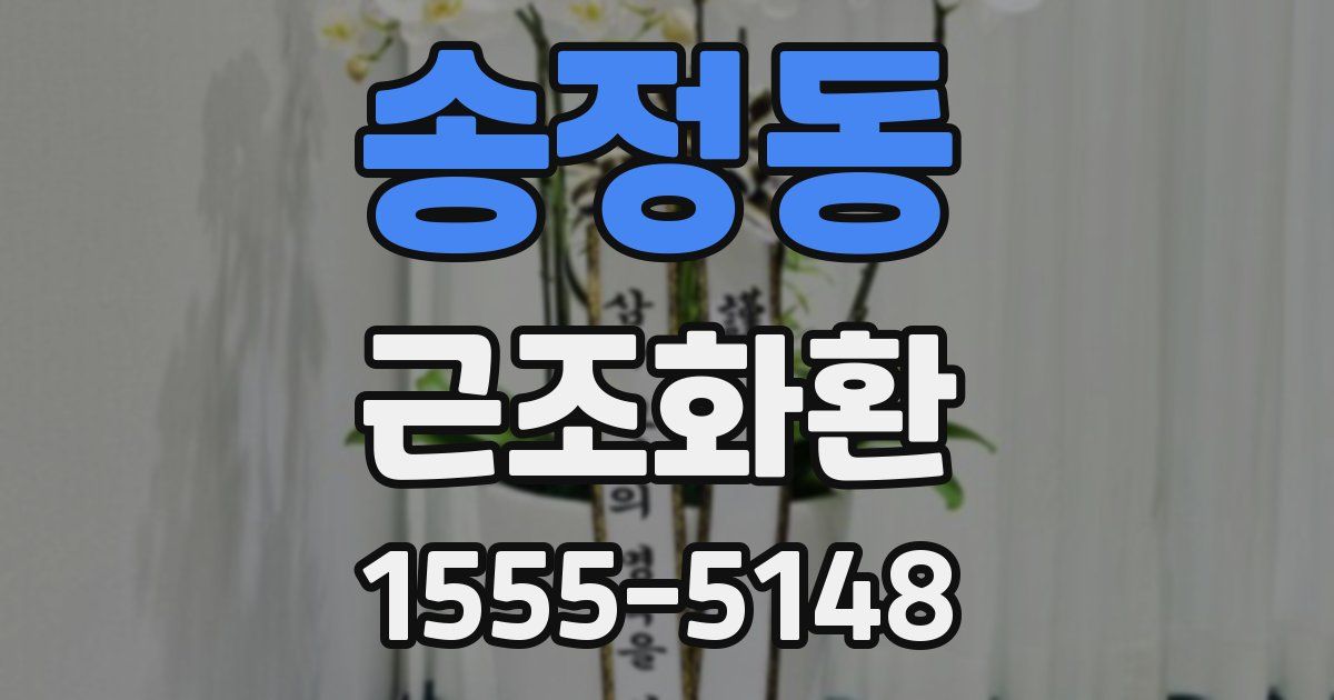 송정동 근조화환