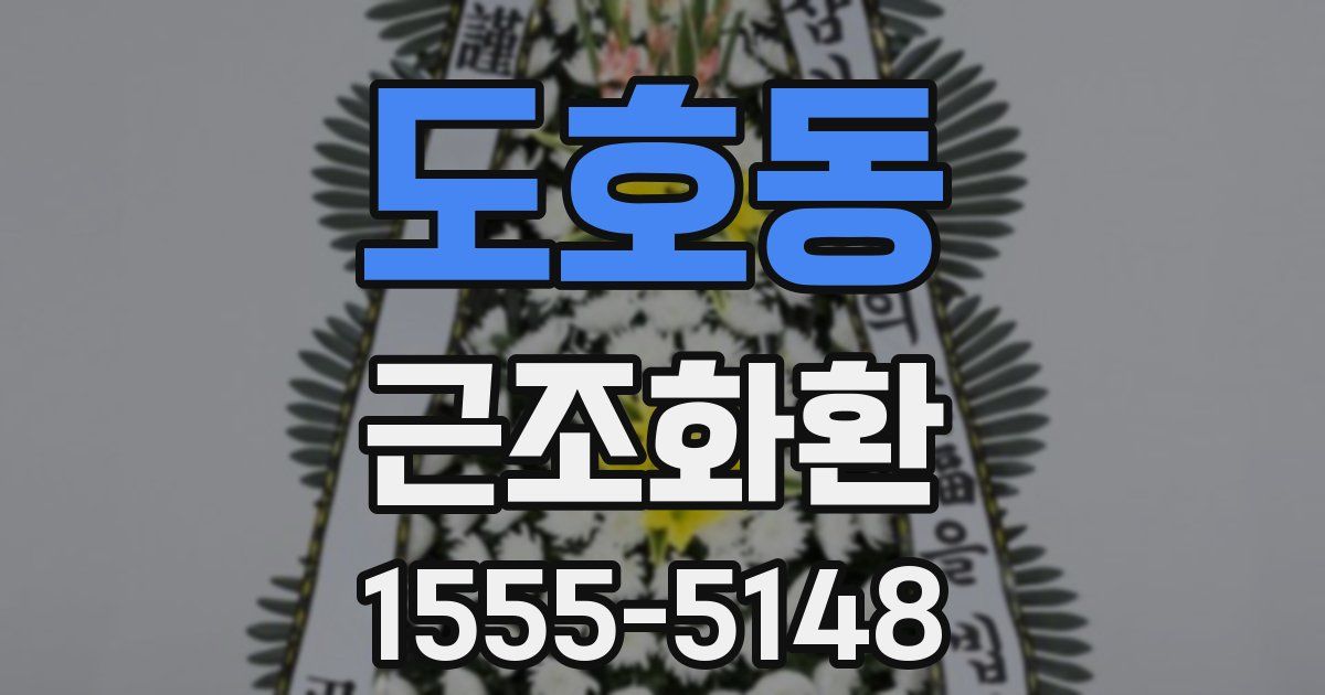도호동 근조화환