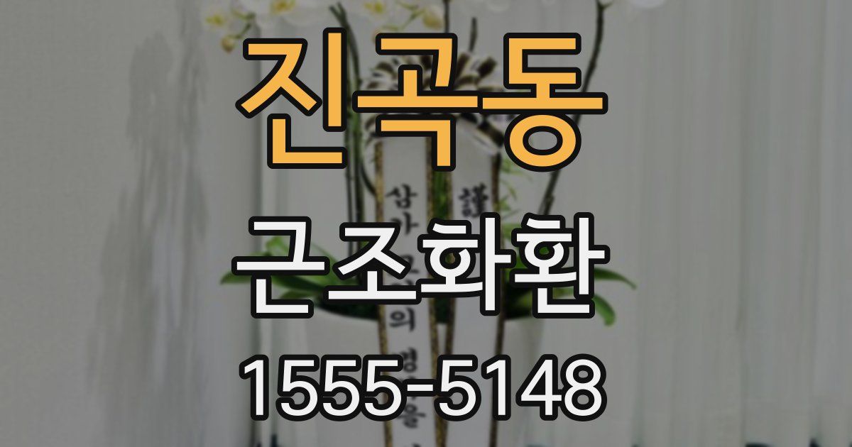 진곡동 근조화환