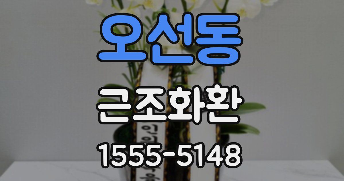 오선동 근조화환