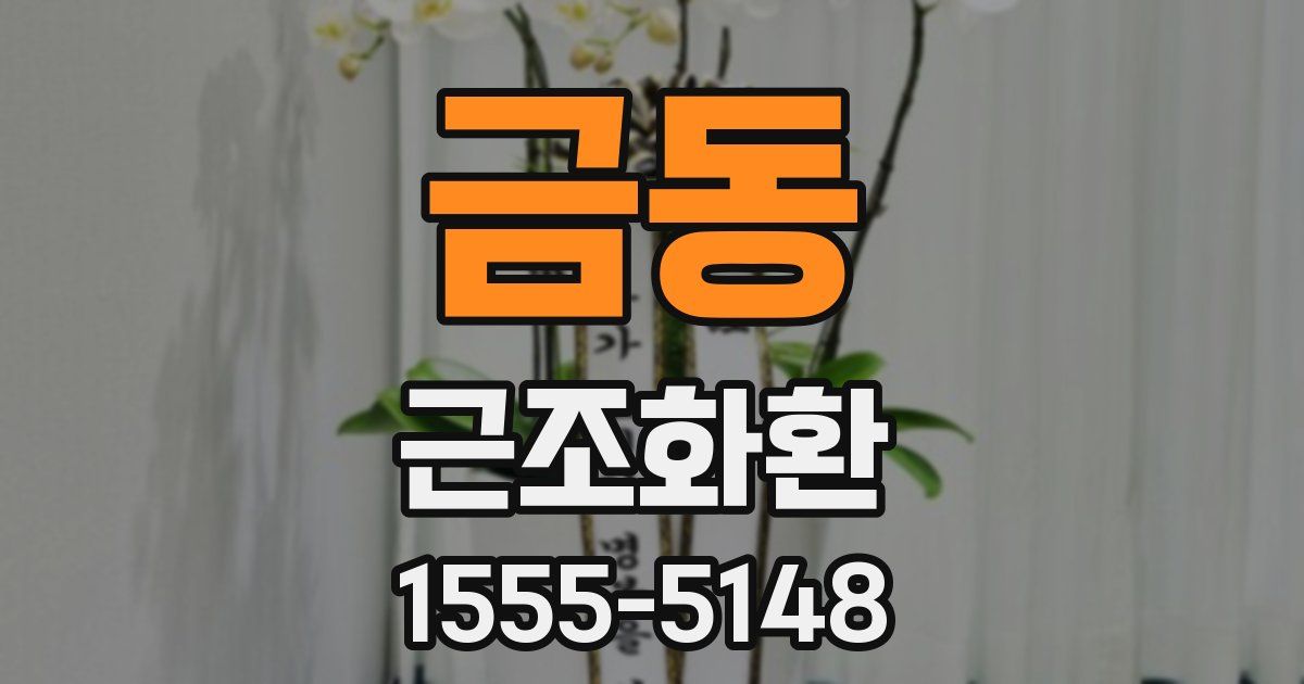 금동 근조화환