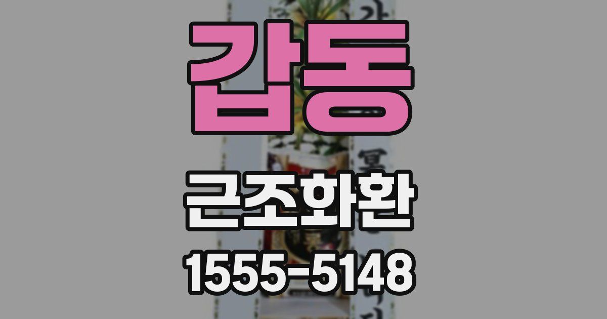 갑동 근조화환