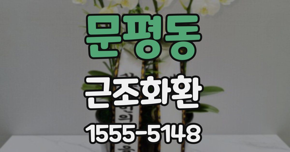 문평동 근조화환
