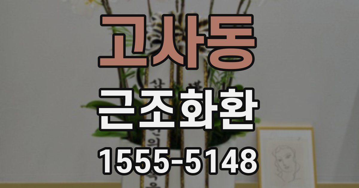 고사동 근조화환