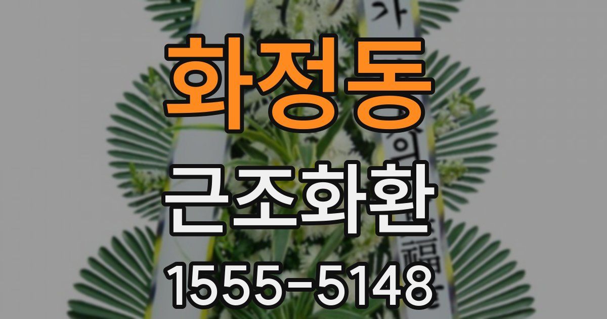 화정동 근조화환