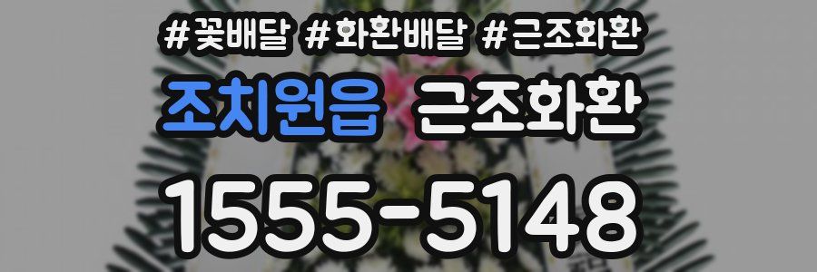 조치원읍 근조화환