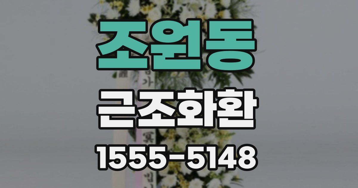 조원동 근조화환