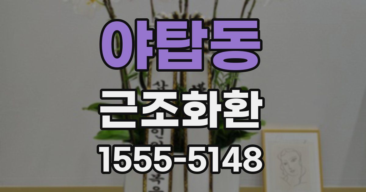 야탑동 근조화환