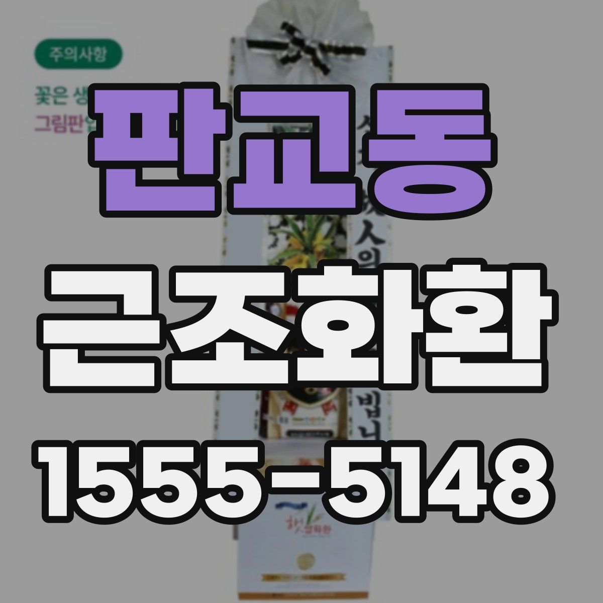 판교동 근조화환