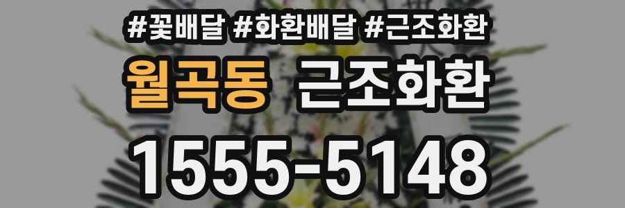 월곡동 근조화환