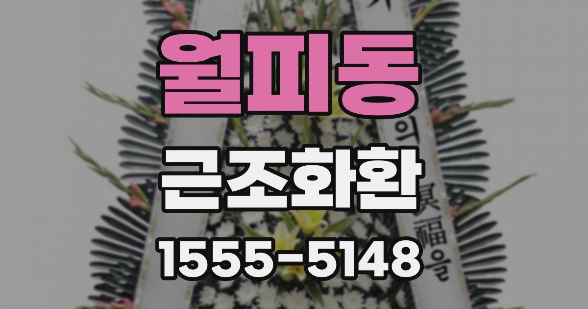 월피동 근조화환