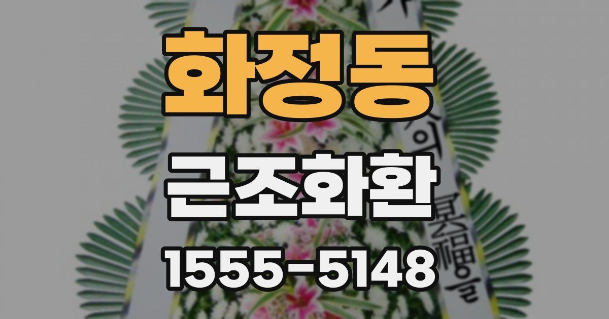 화정동 근조화환