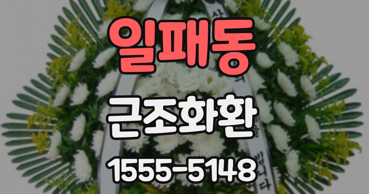 일패동 근조화환
