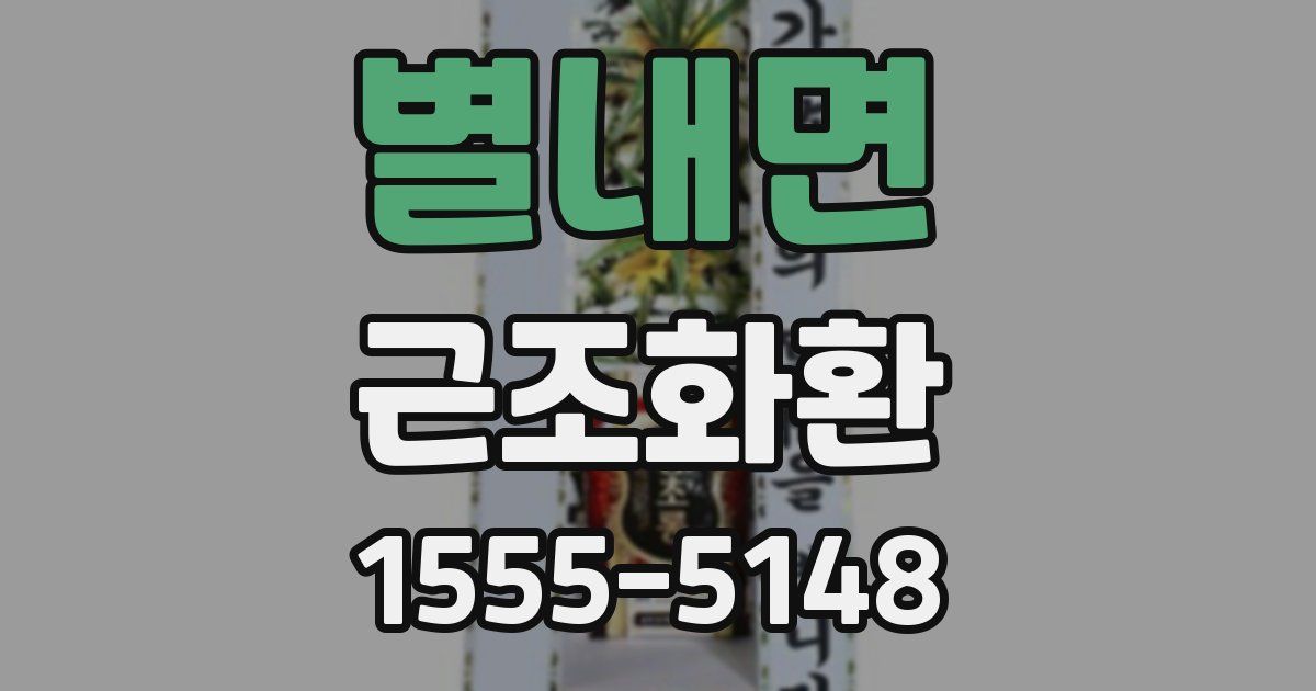 별내면 근조화환