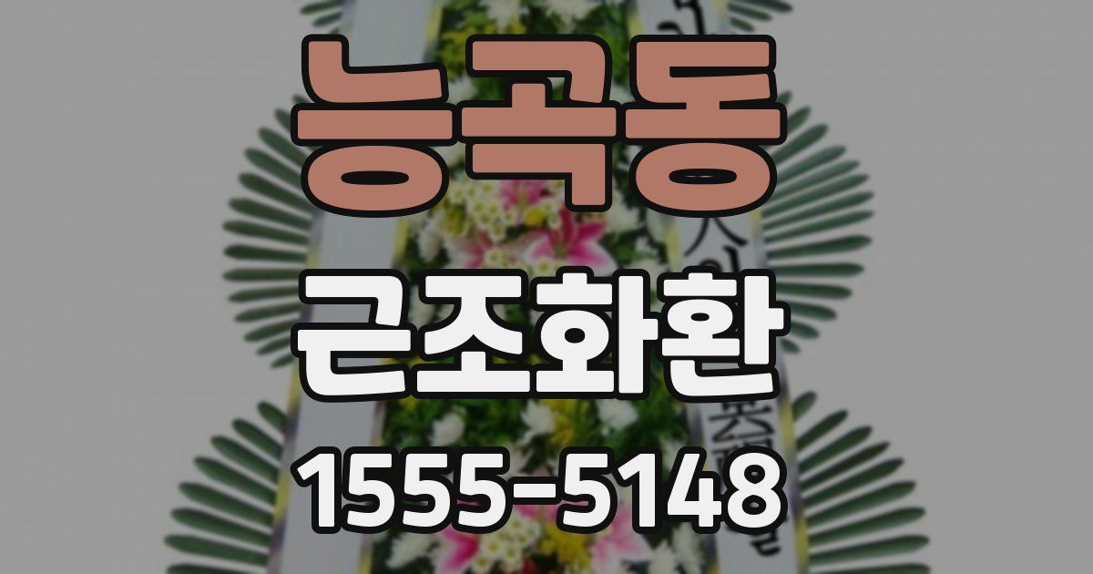 능곡동 근조화환