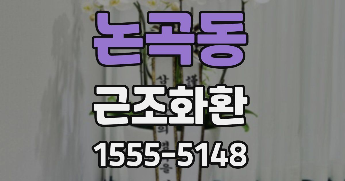 논곡동 근조화환