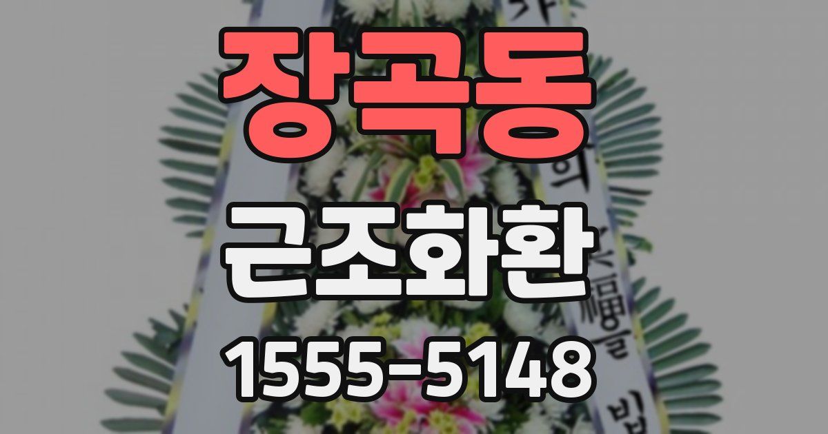 장곡동 근조화환