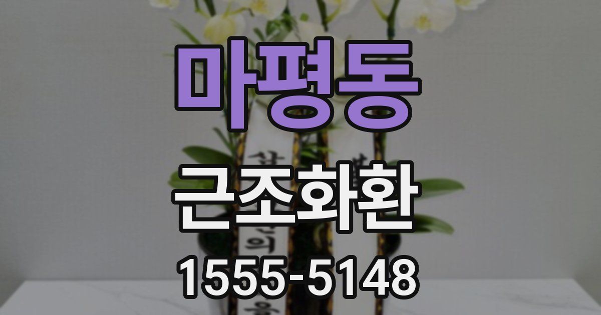 마평동 근조화환