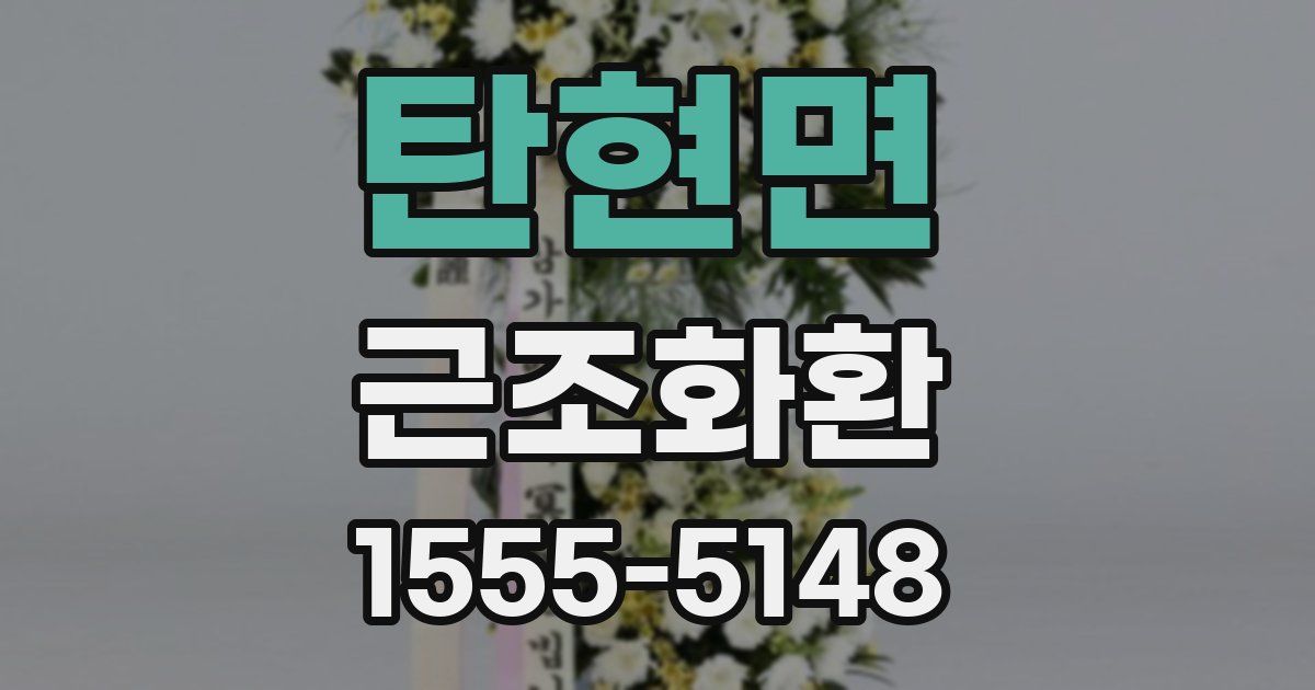 탄현면 근조화환