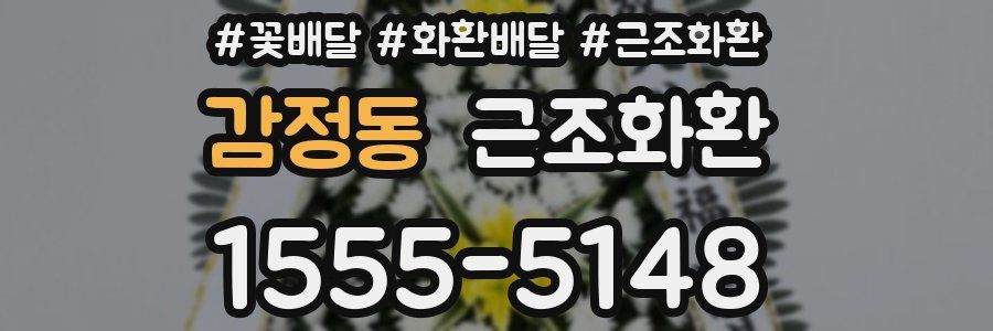 감정동 근조화환