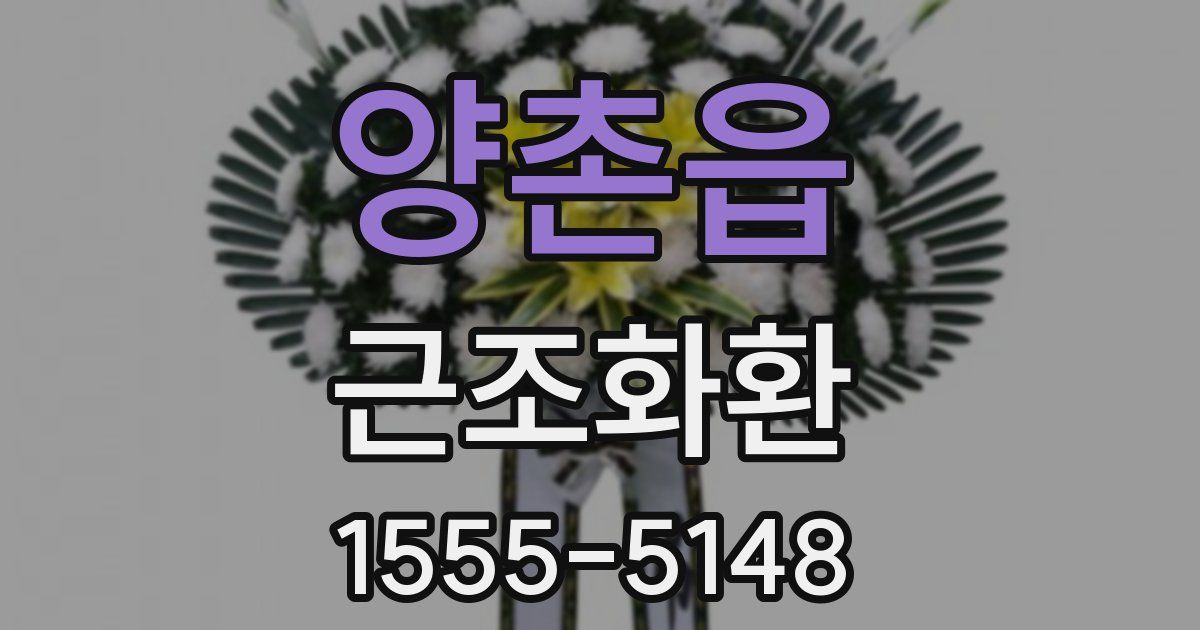 양촌읍 근조화환