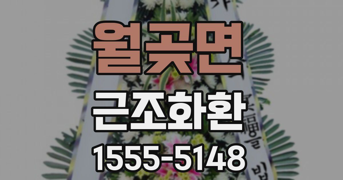 월곶면 근조화환